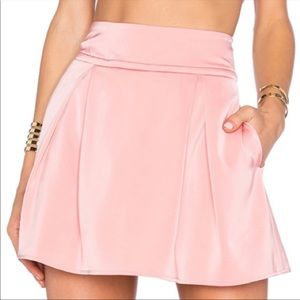 NBD Dynamic Skirt Ballerina Skater Fit Flare Satin